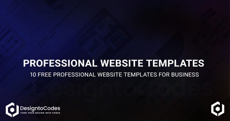 10 Free professional website templates for business | DesignToCodes