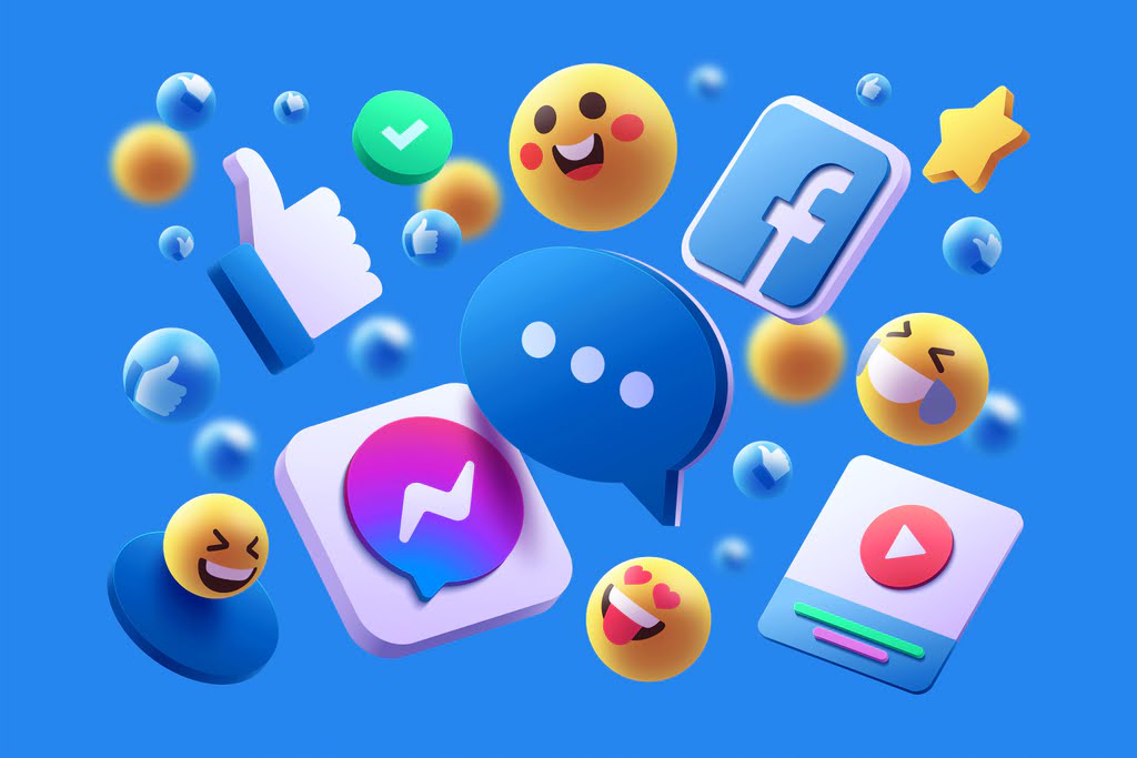 Facebook Logo With All Features | DesignToCodes