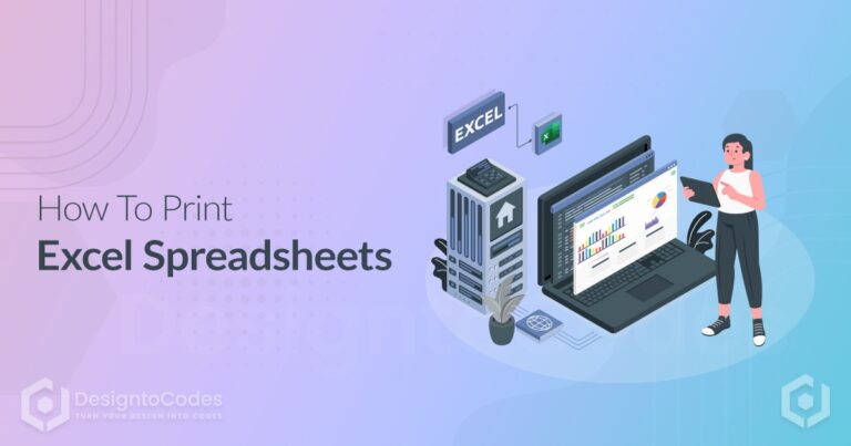 How To Print Excel Spreadsheets | DesignToCodes