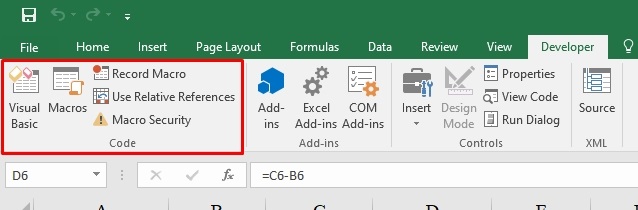 Macros Option in Excel | DesignToCodes