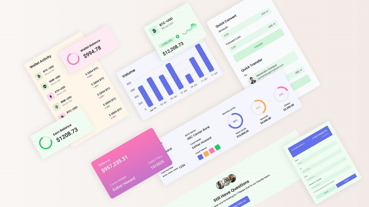 Fundrows – Free Bootstrap Crypto Dashboard Template