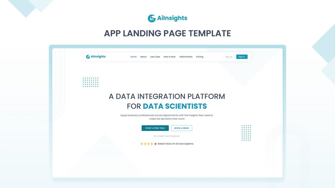 AiInsights - Bootstrap App Landing Page Template - DesignToCodes