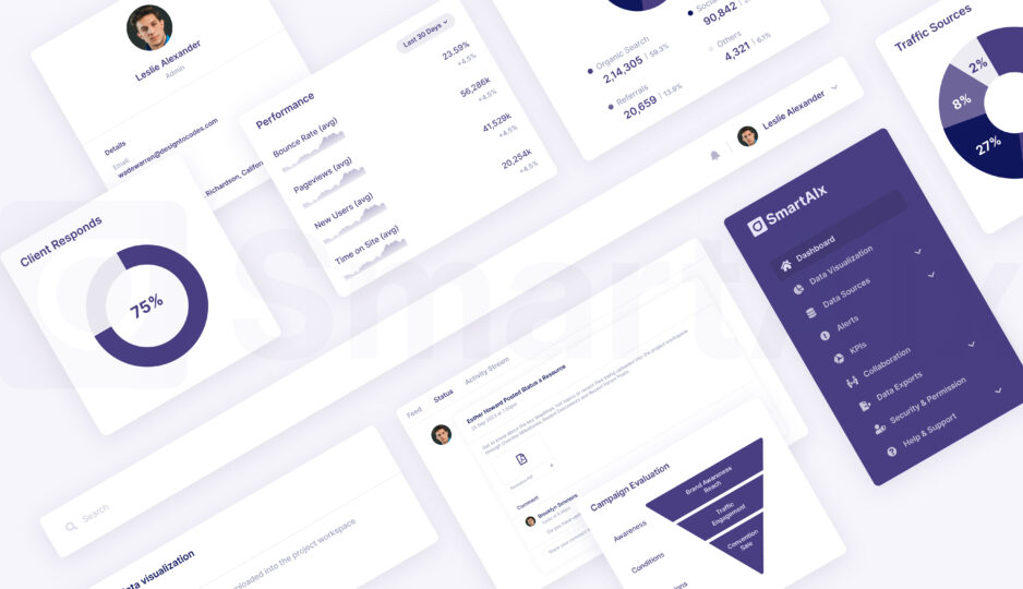 Free Responsive SmartAiX Data Analytics Tailwind Dashboard