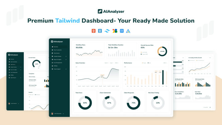 Premium Tailwind Dashboard- Your Ready-Made Solution-Thumbnail | DesignToCodes