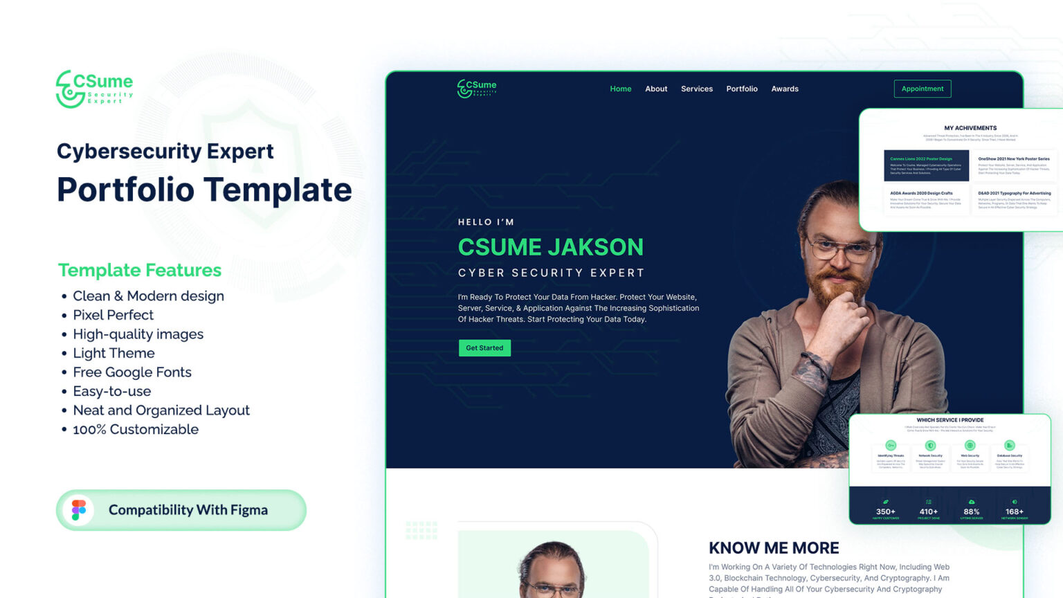Mydevfolio V1 - One Page Web Developer Portfolio Template