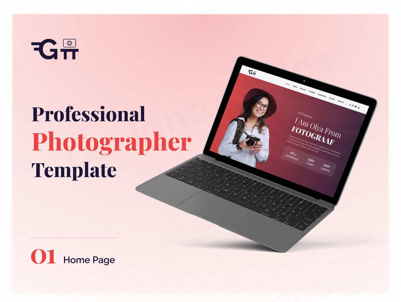 FotoGraaf-Photographers-Onepage-Portfolio-Figma-Template-Assets-1 | DesignToCodes