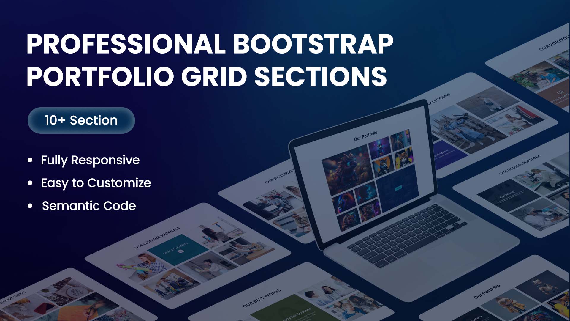 10+ HTML Hero Section – Web Ui Kits | Bootstrap Bundle - DesignToCodes