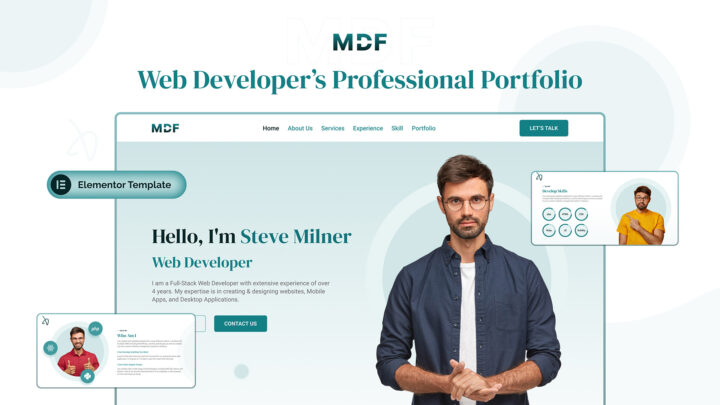 Mydevfolio-V2-Elementor-Portfolio-Template-For-Developers | DesignToCodes