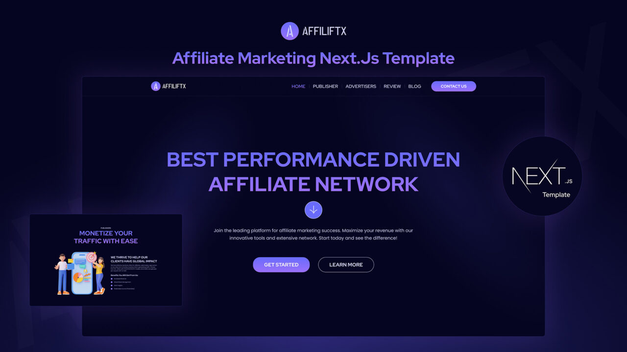 AffiLiftx-Nextjs-Optimized-Affiliate-Marketing-Website-Template | DesignToCodes