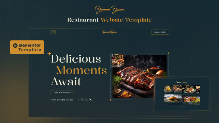 Yummiyaam-One-Page-Restaurant-Elementor-Website-Template | DesignToCodes