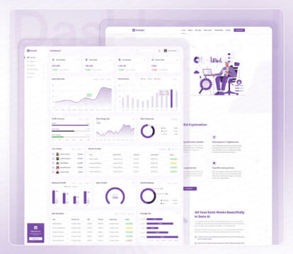 DataAI - Free Figma Data Analytics Dashboard Template