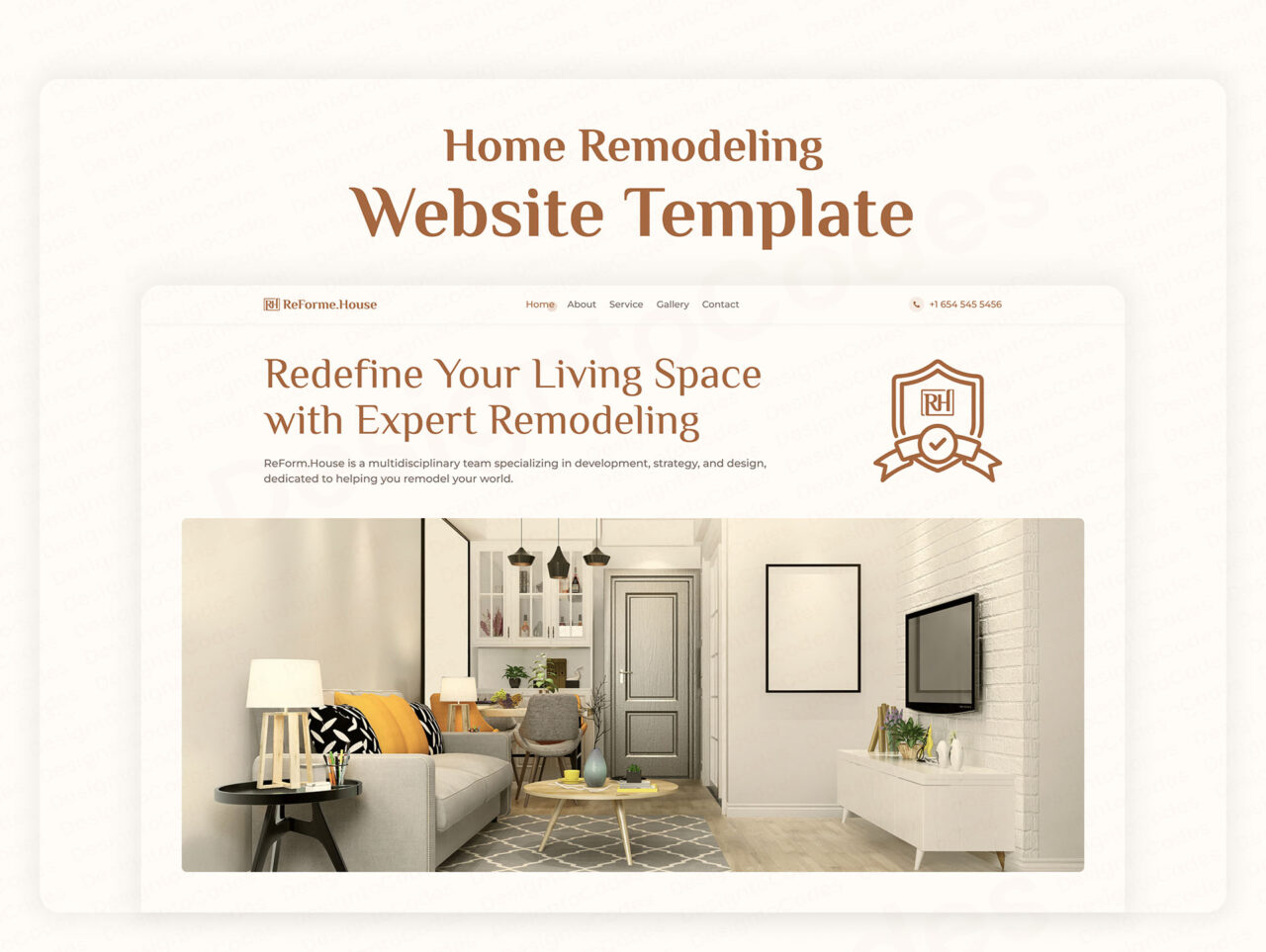 ReFormehouse-Premium-Home-Remodeling-Framer-Template | DesignToCodes