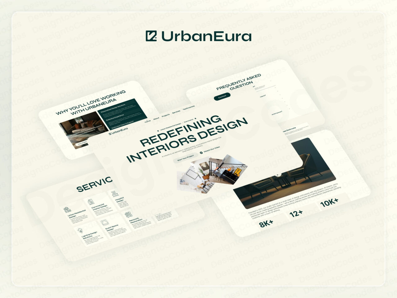 UrbanEura-Interior-Design-Agency-Template-for-Framer | DesignToCodes