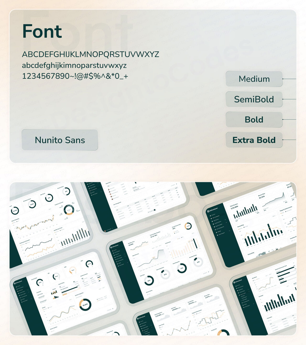 AiAnalyzer-Analytics-Dashboard-Figma-Template-for-Data-Insights | DesignToCodes