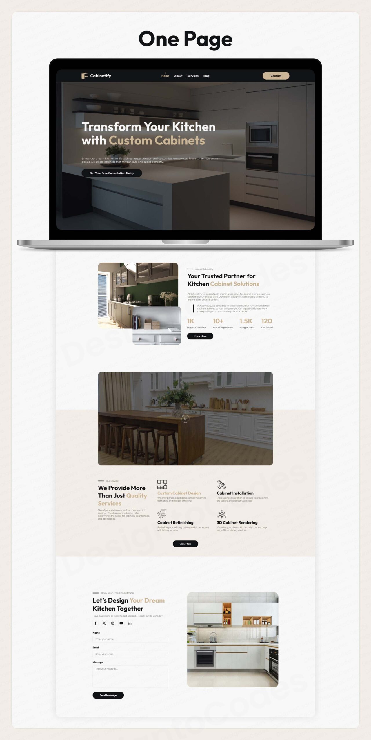 Cabinetify-Kitchen-Cabinet-Framer-Template | DesignToCodes