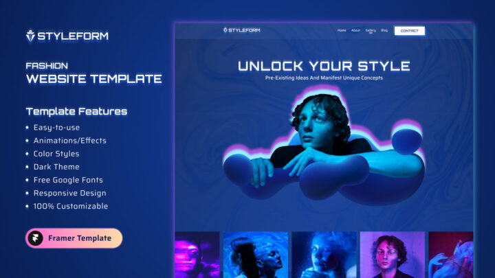 Styleform–Premium-Fashion-Framer-Template-for-Clothing-Brands-Thumbnail | DesignToCodes