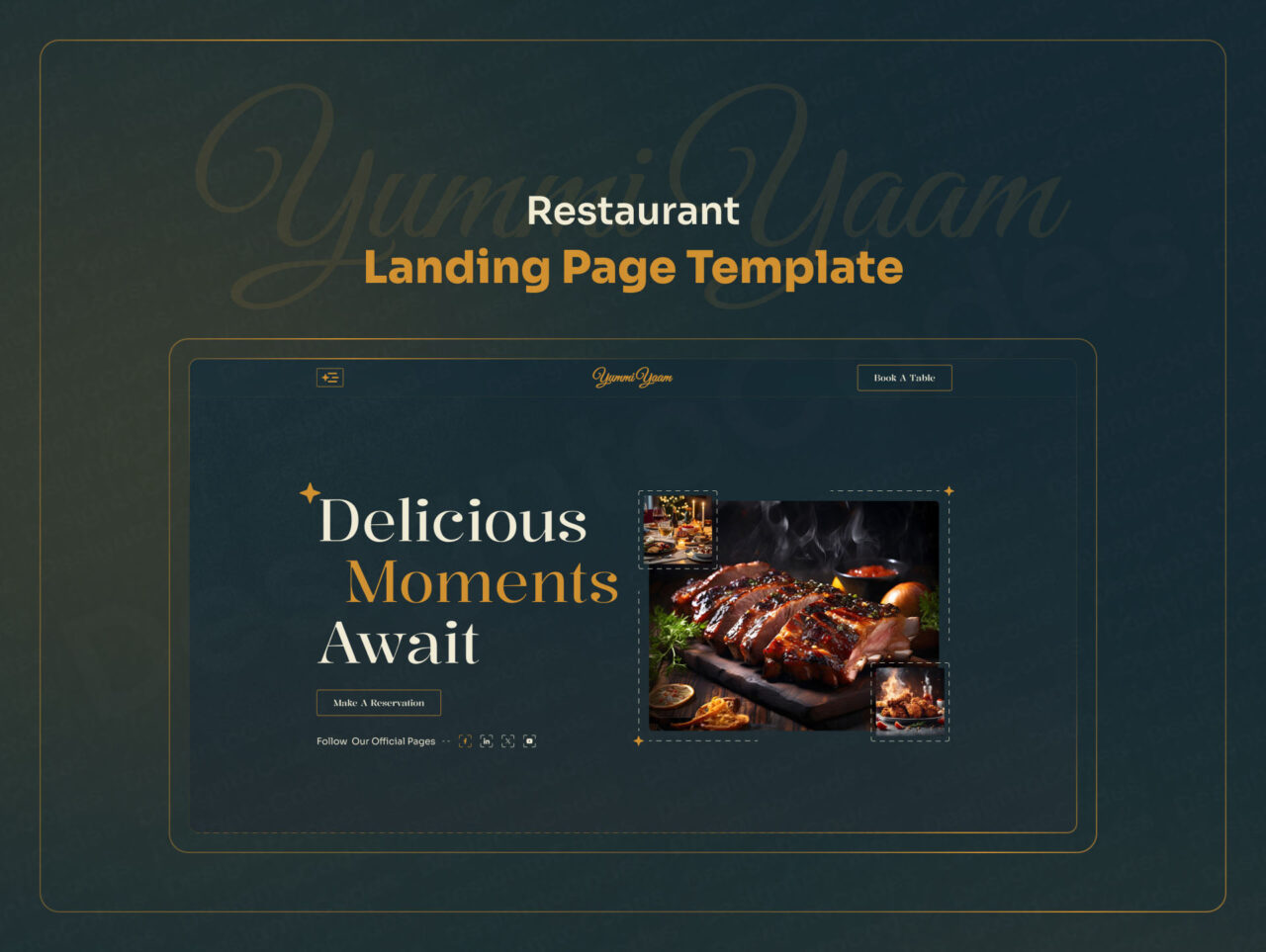 YummiYaam-Premium-Restaurant-Figma-website-Template | DesignToCodes
