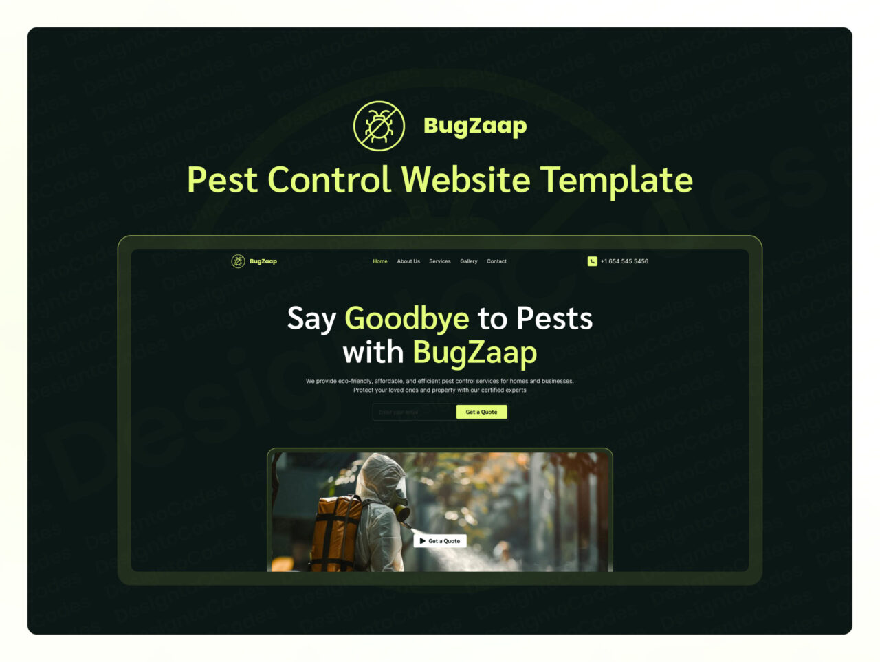 BugZaap-Pest-Control-Service-Figma-Template | DesignToCodes