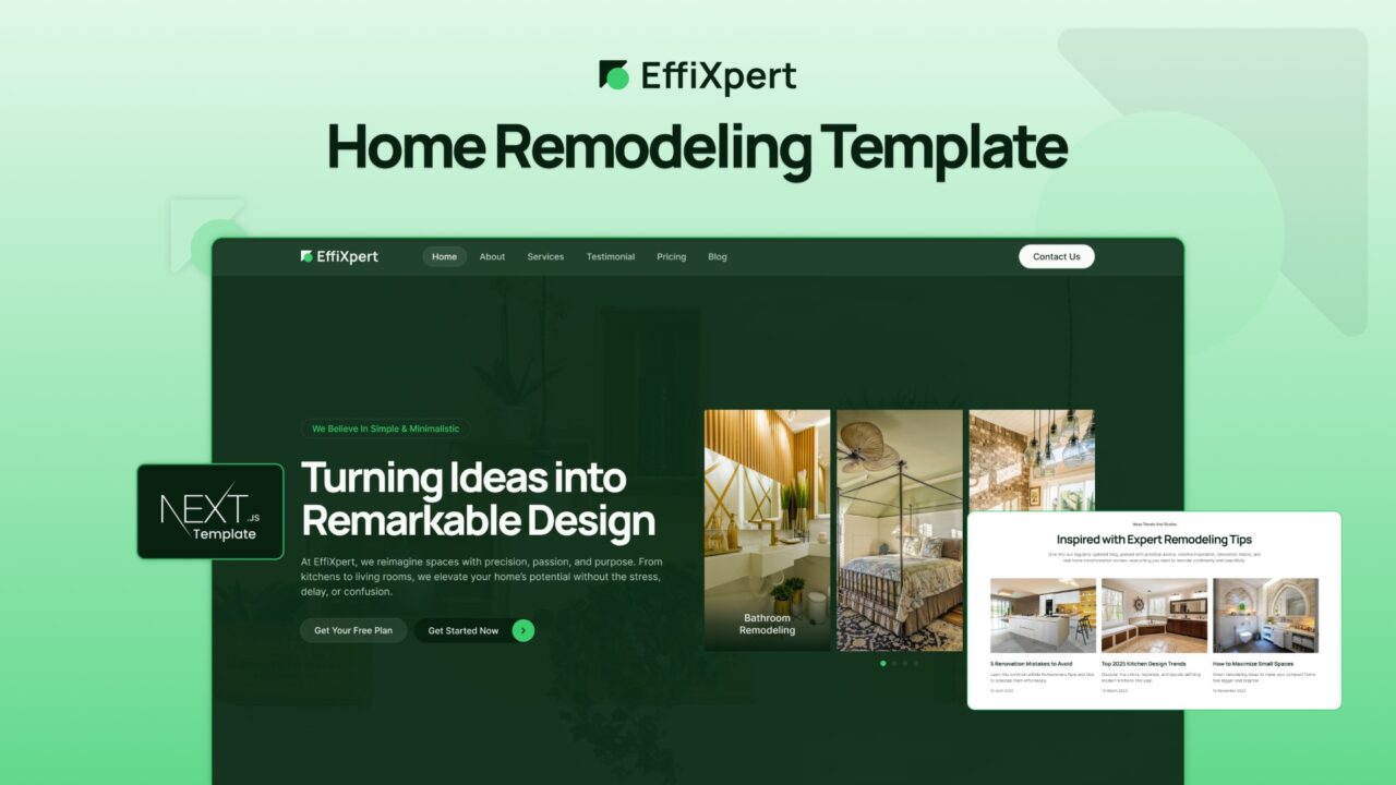EffiXpert-Clean-NextJs-Template-for-Home-Remodelling-thumbnail | DesignToCodes