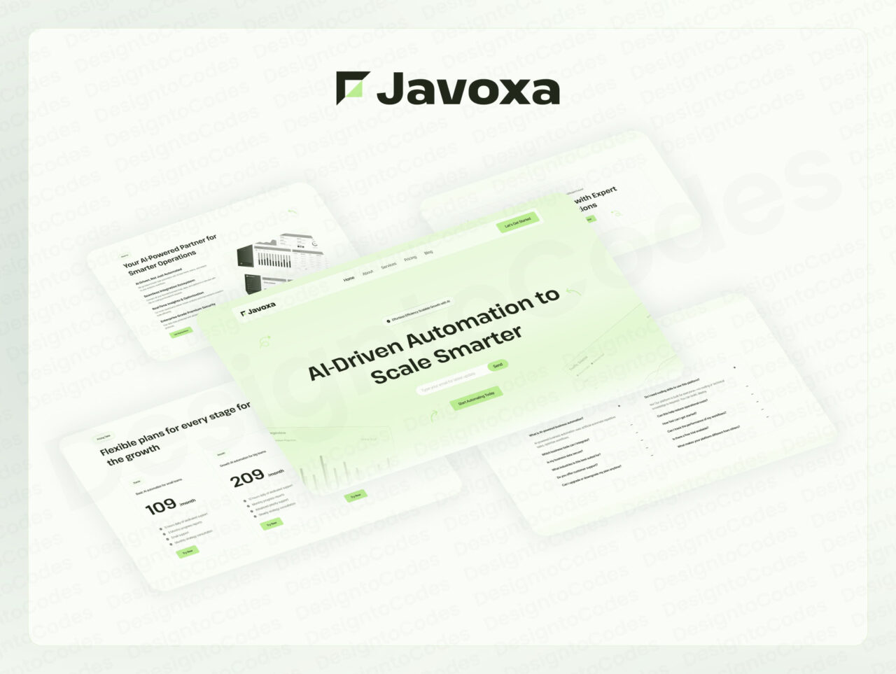 Javoxa-Premium-Business-Automation-Framer-Template | DesignToCodes