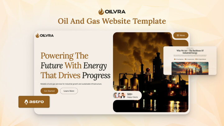 Oilvra-Best-Multipage-Oil-and-Gas-Astro-Template-Thumbnail | DesignToCodes