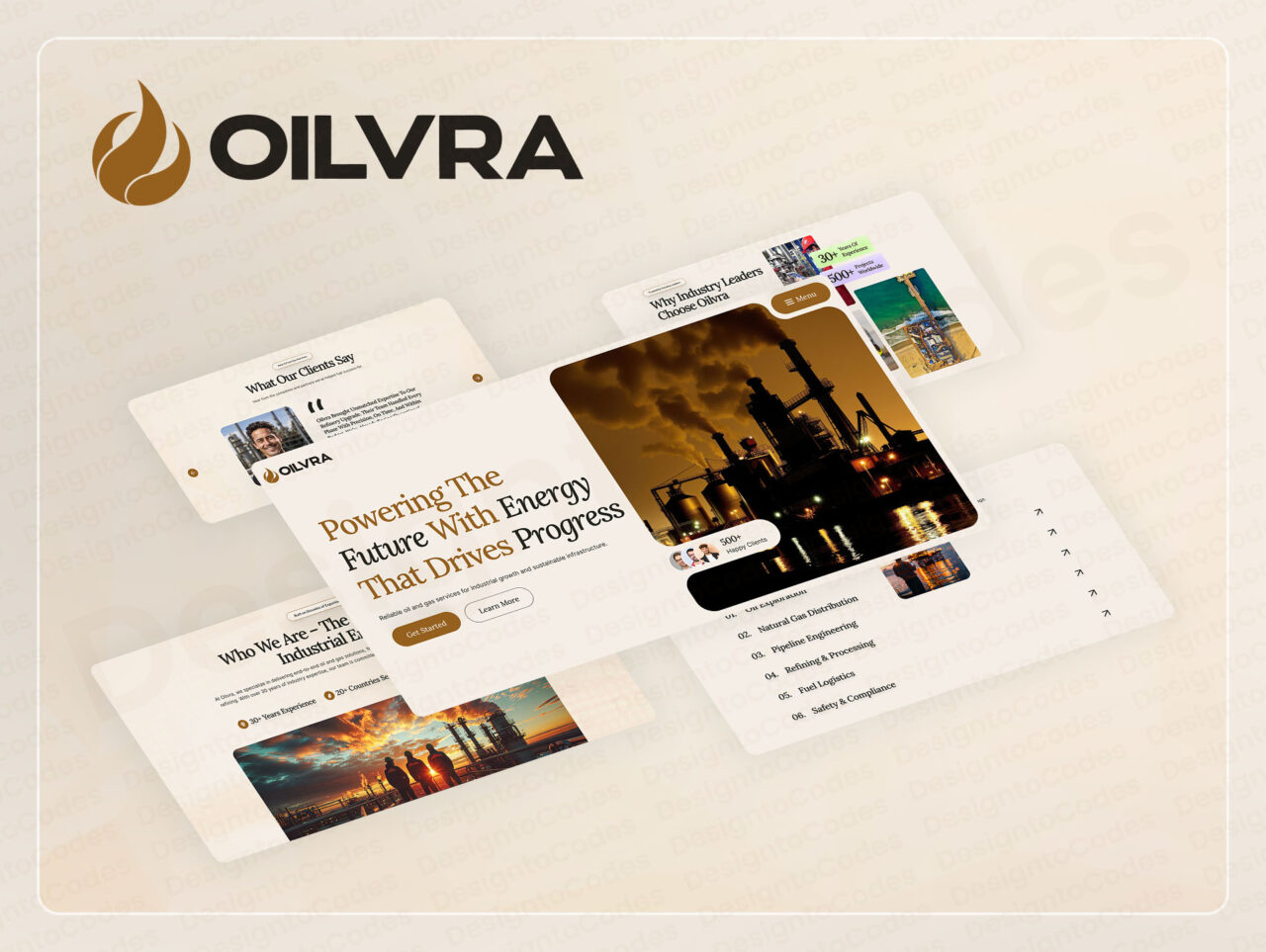 Oilvra-Best-Oil-and-Gas-Company-Framer-Template | DesignToCodes