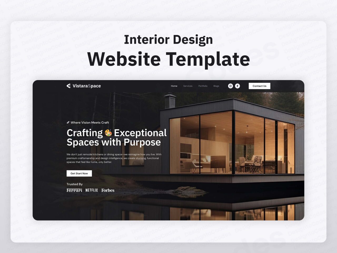 VistaraSpace-Multipage-Interior-Design-Framer-Template | DesignToCodes