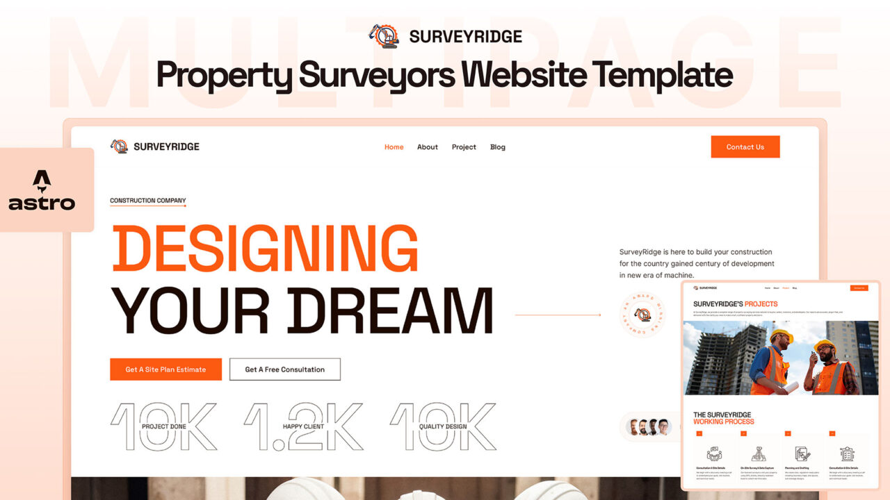 SurveyRidge-Property-Surveyors-Astro-Website-Template-Thumbnail | DesignToCodes