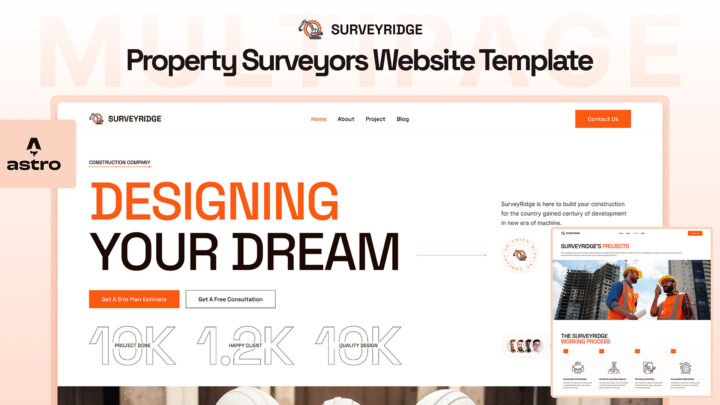 SurveyRidge-Property-Surveyors-Astro-Website-Template-Thumbnail | DesignToCodes