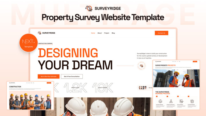 SurveyRidge-Property-Surveyors-Nextjs-Website-Template-Thumbnail | DesignToCodes