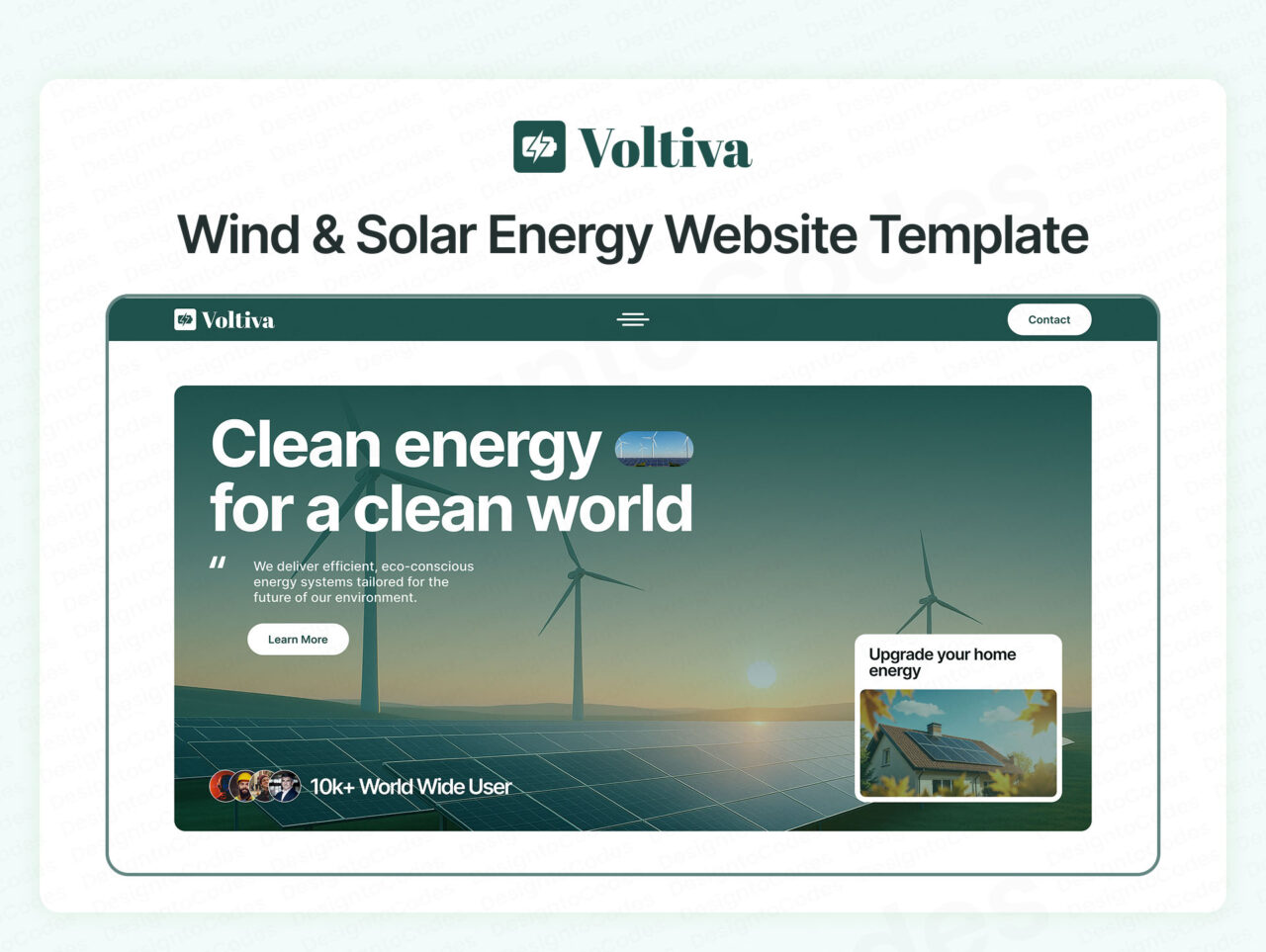 Voltiva-Wind-And-Solar-Energy-Framer-Template | DesignToCodes