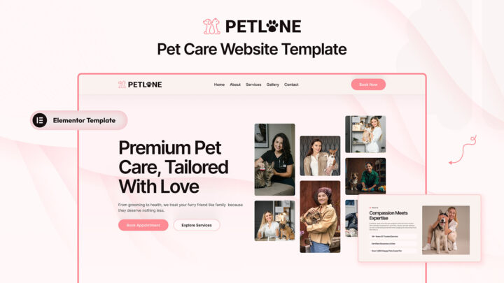 Petlone-Premium-Pet-Care-Elementor-Template | DesignToCodes