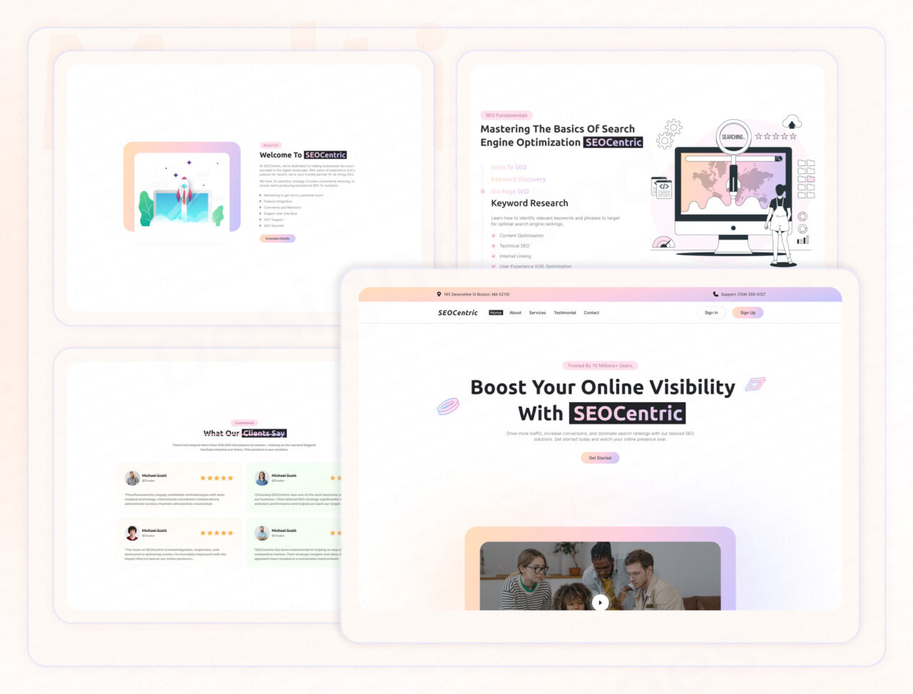 Seocentric-SEO-Experts-Framer-Template | DesignToCodes
