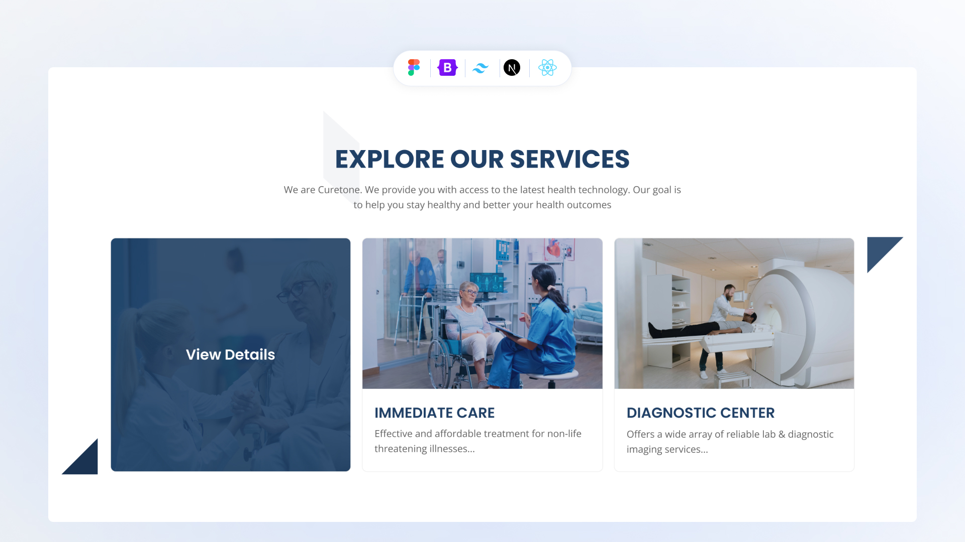 Service Section Bootstrap Style 36 - DesignToCodes