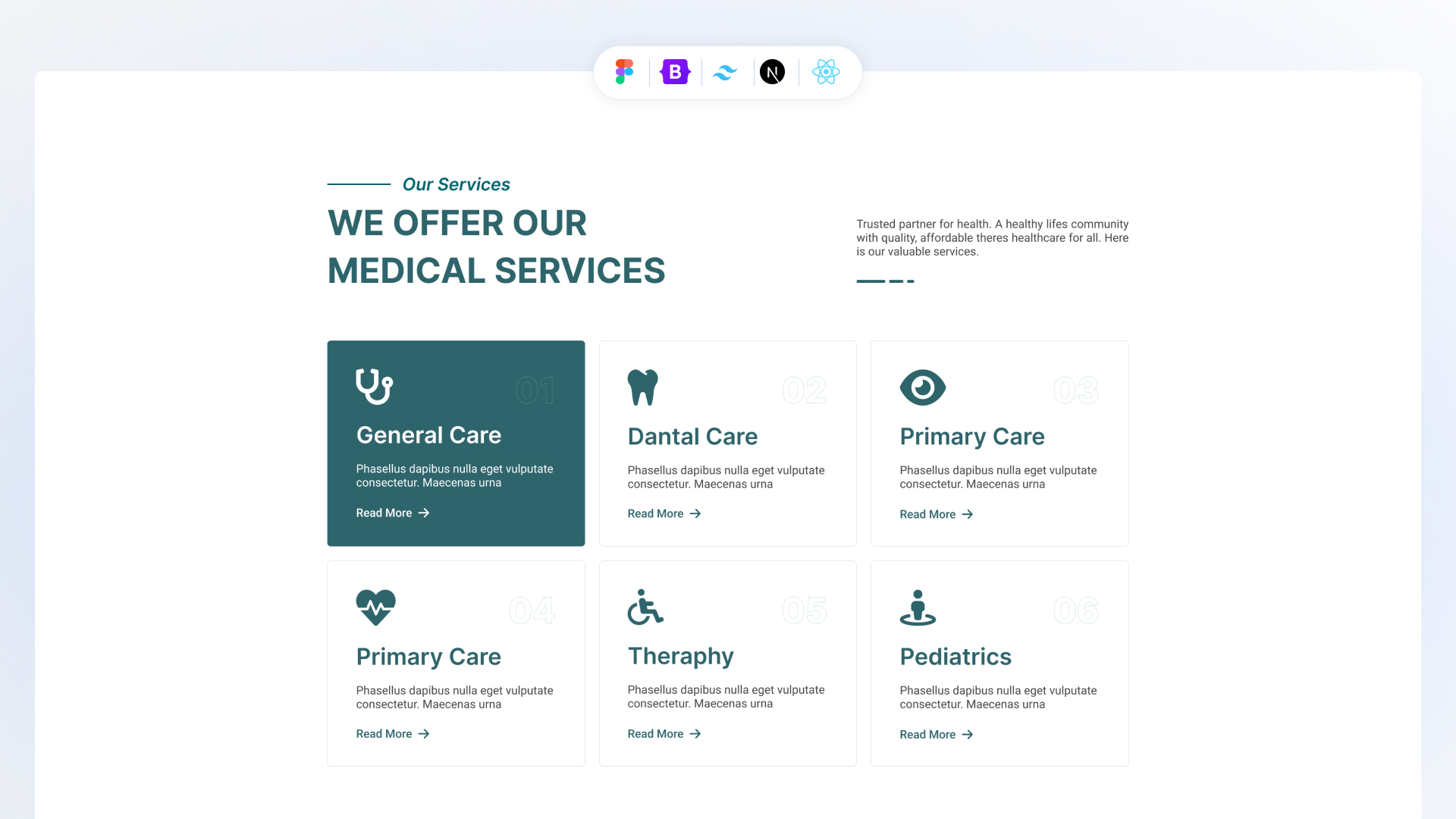 Service Section Bootstrap Style 37
