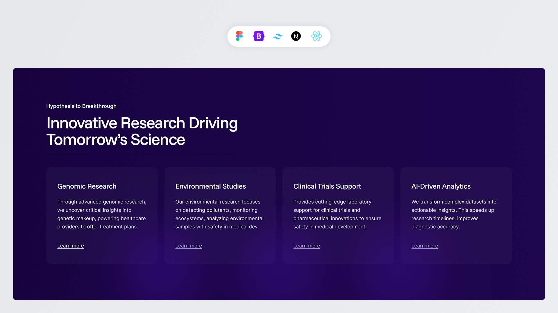 Service Section Bootstrap Style 48