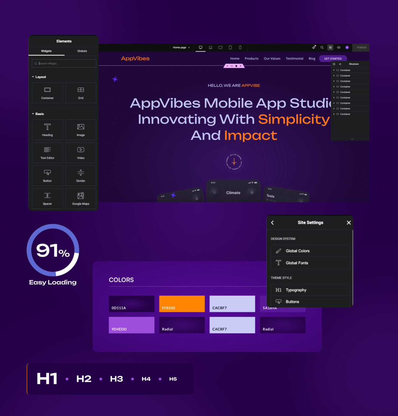 Appvibes-Mobile-App-Landing-Elementor-Theme | DesignToCodes