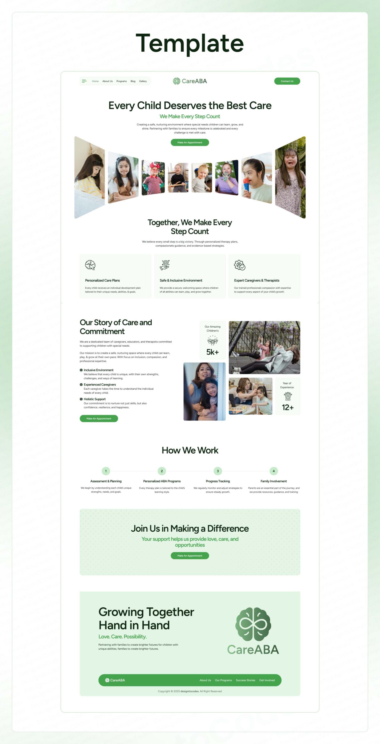 CareABA-Special-Child-Care-Framer-Template | DesignToCodes