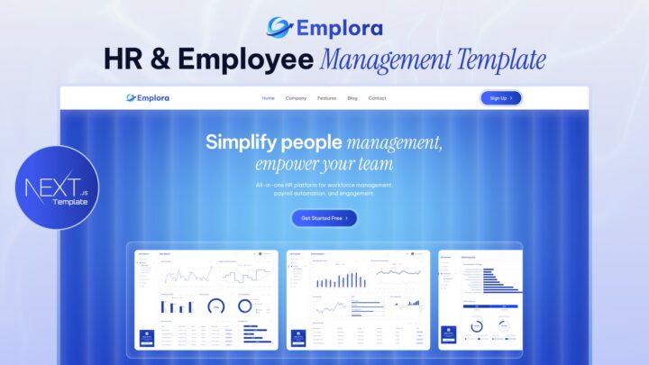 Emplora-HR-And-Employee-Management-Saas-NextJS-Template | DesignToCodes