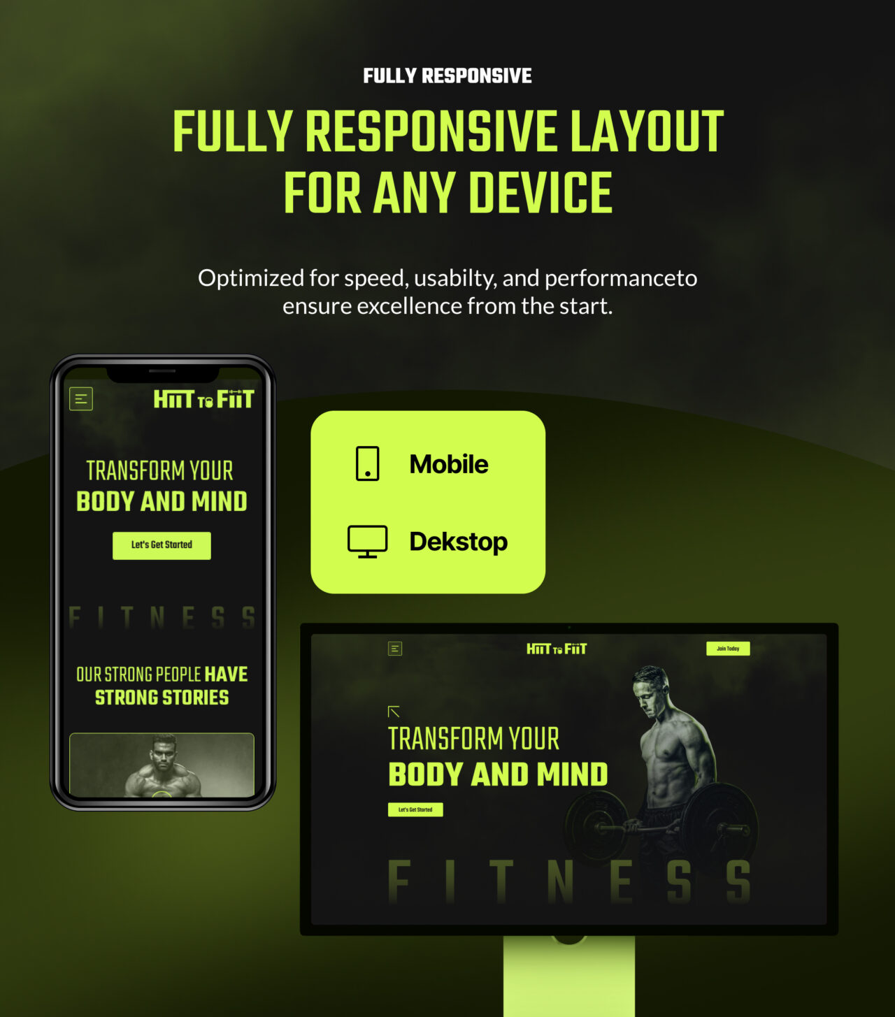 HiitToFiit-OnePage-Fitness-Elementor-Theme | DesignToCodes