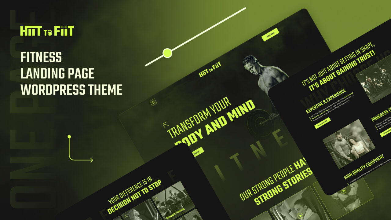HiitToFiit-OnePage-Fitness-Elementor-Theme-Thumbnail | DesignToCodes