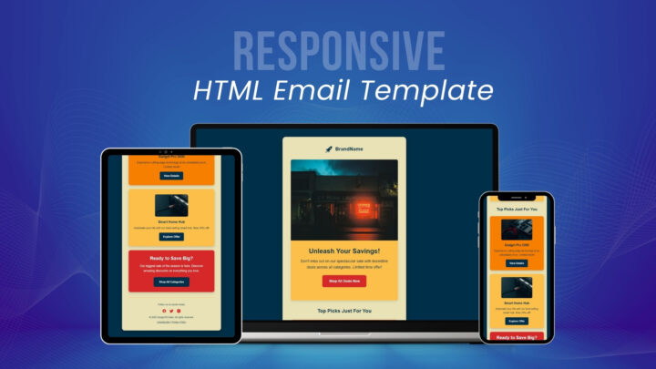HTML Email Template General Sales Style 89 - DesignToCodes