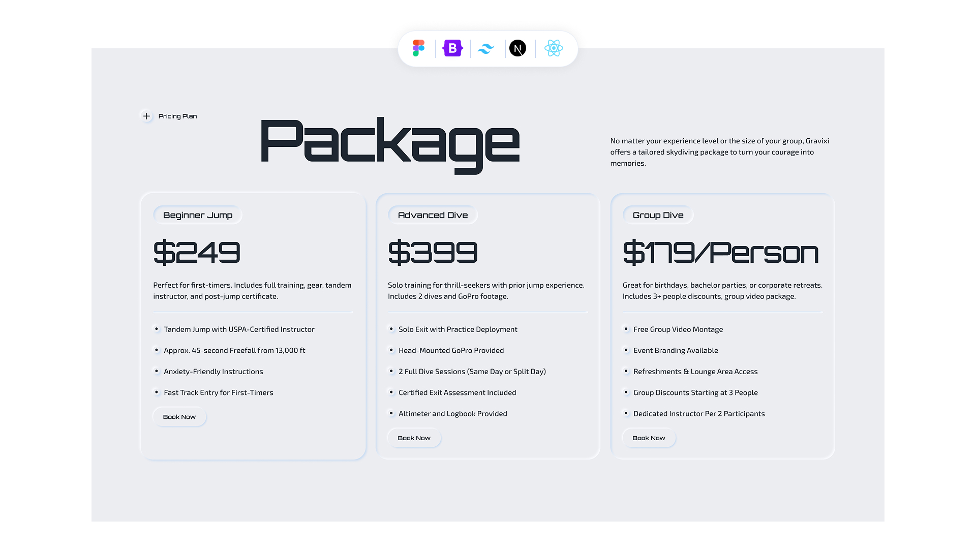 Pricing Section JSX Style 11