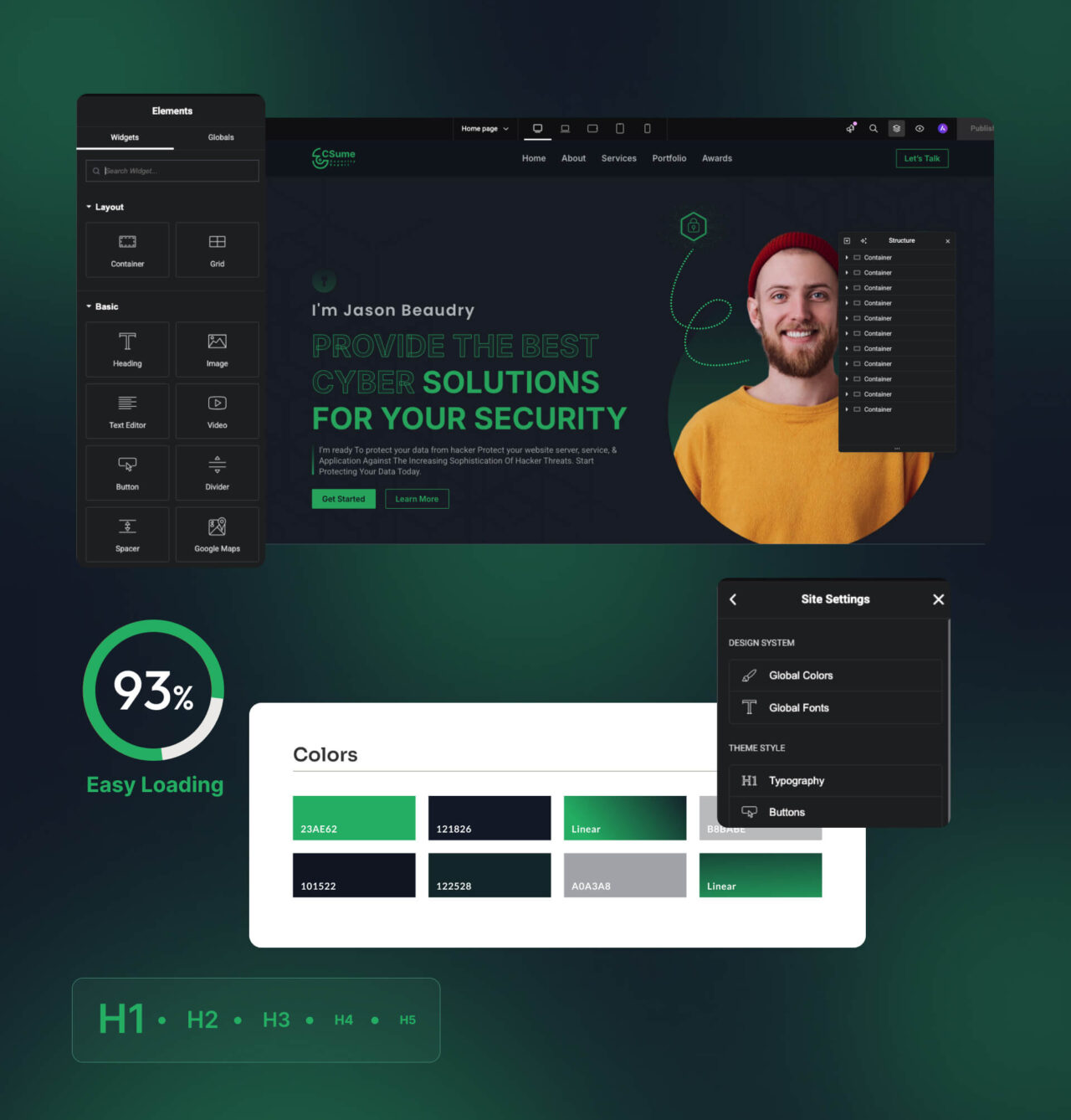 Csume-V2-Cyber-Security-Expert-Portfolio-WordPress-Theme | DesignToCodes
