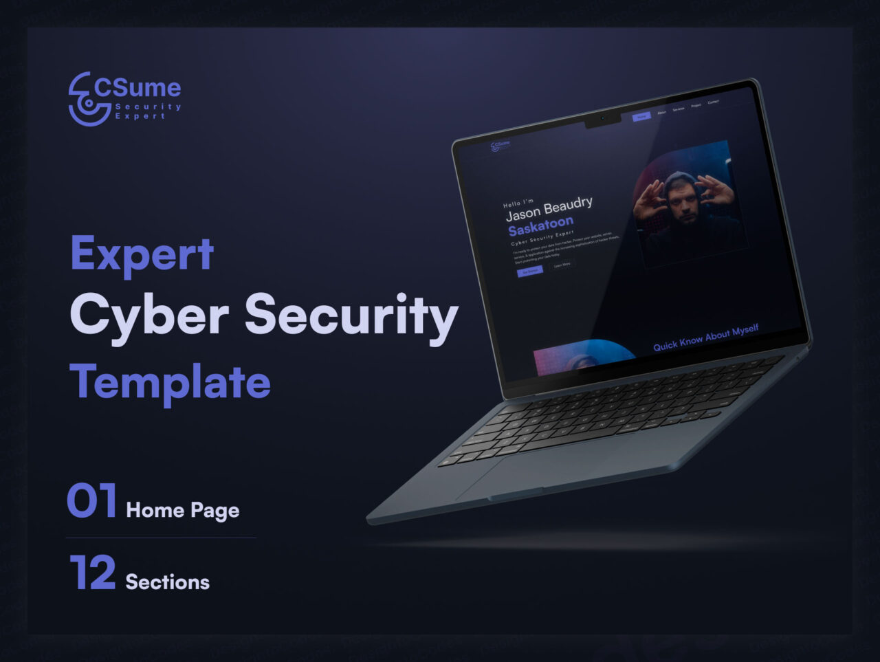 Csume-v3-Framer-Cyber-Security-Template-Expert-Portfolio | DesignToCodes