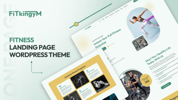 FitKinGym-Gym-Elementor-Theme-Template-Modern-Studio-Thumbnail | DesignToCodes