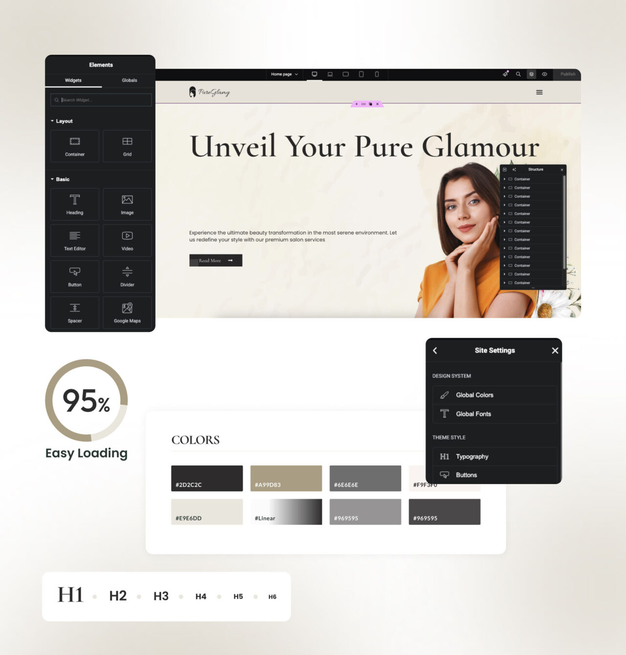 PureGlamy-Beauty-Salon-WordPress-Theme | DesignToCodes