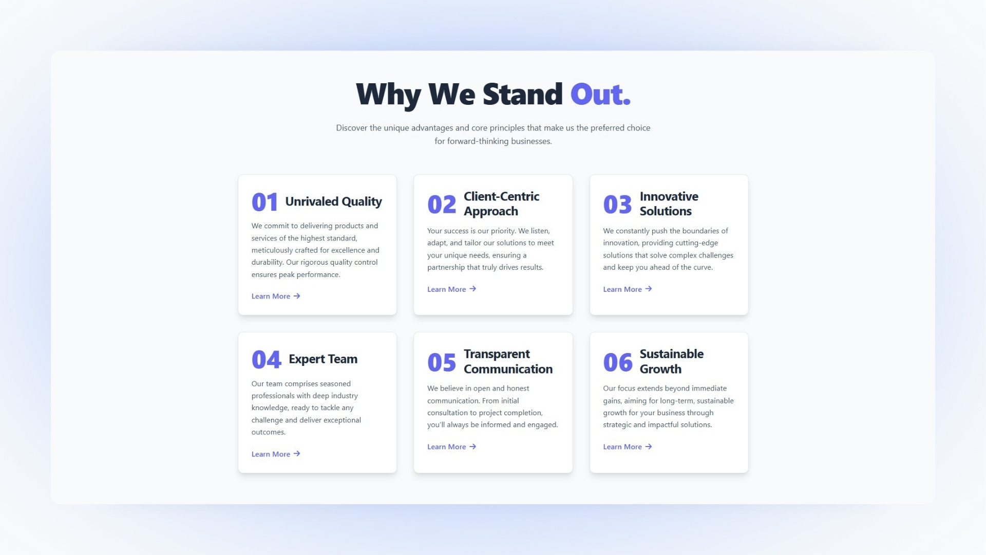 Why Choose Us Section JSX Style 58