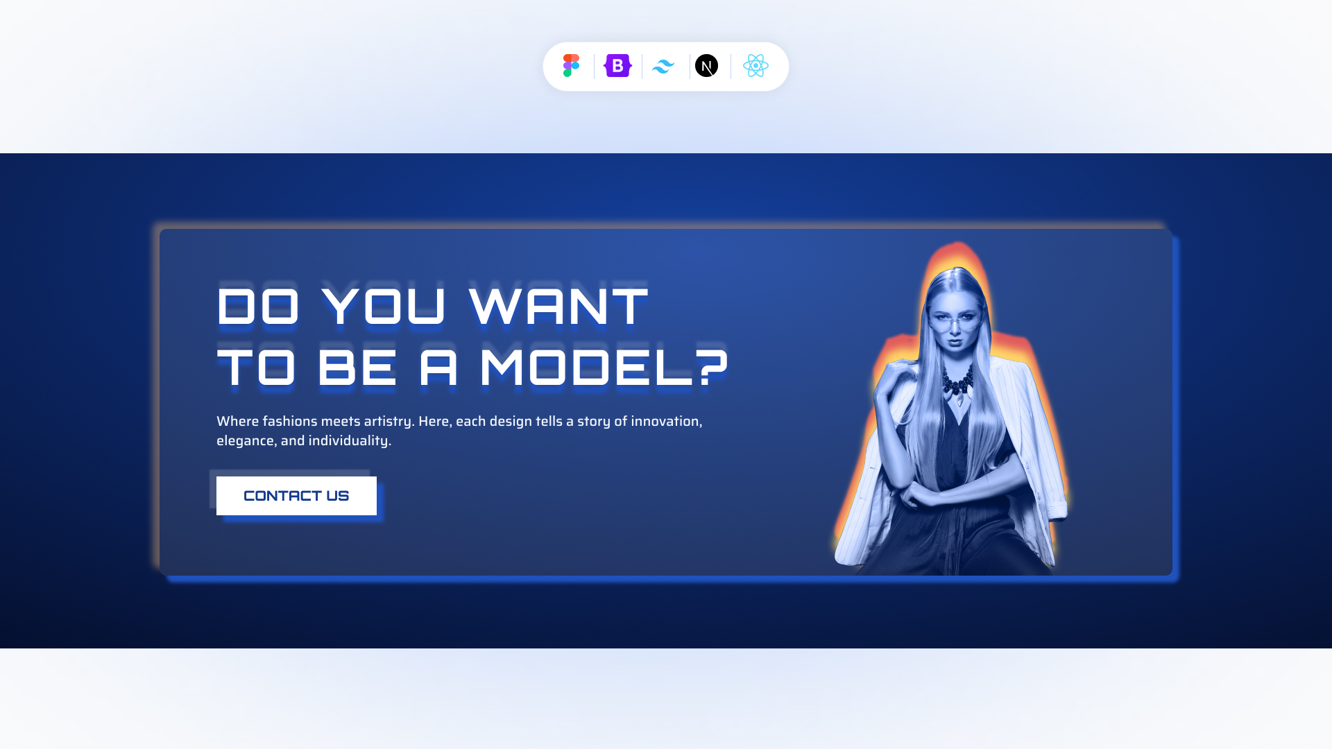 CTA Section Bootstrap Style 01