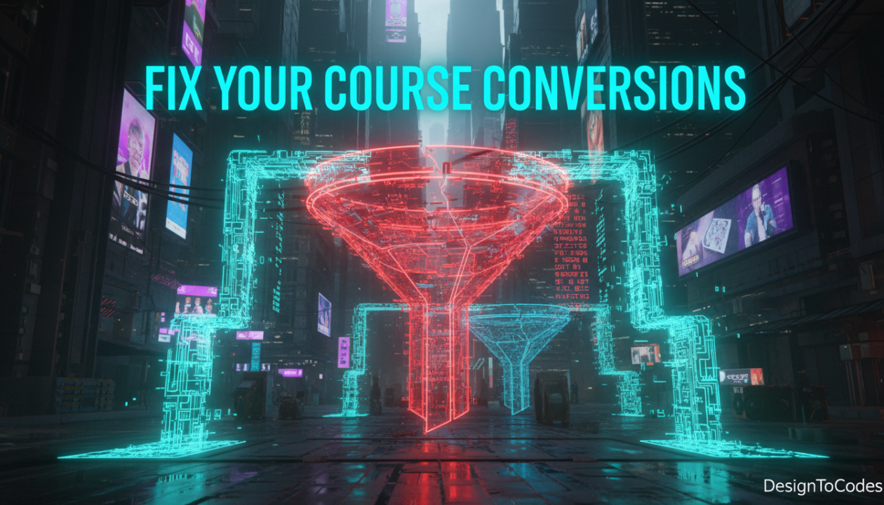 online course website template